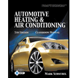 Automotive Heating and Air   Class and Shop