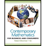 Contemporary Mathematics for Business and Consumers   With Access