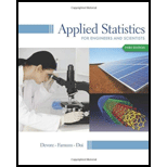 Applied Statistics for Engineers and Scientists