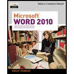 Microsoft Word 2010  Comprehensive   Package