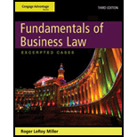 Fundamentals of Business Law  Excerpted Cases