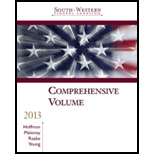 South Western Federal Taxation  Comp. Volume, 2013   With CD