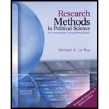 Research Methods in Political Science