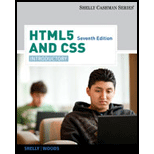 HTML 5 and CSS