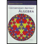 Contemporary Abstract Algebra