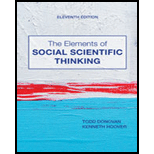 Elements of Social Scientific Thinking