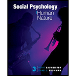 Social Psychology and Human Nature (Loose)