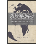 International Organization Theories and Institutions