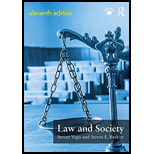 Law and Society 11TH 18 Edition, by Steven Vago - ISBN 9781138720923