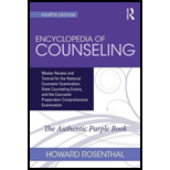 Encyclopedia of Counseling 4TH 17 Edition, by Howard Rosenthal - ISBN 9781138942653