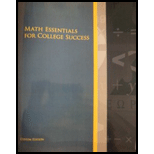 Math Essentials for College Success (Looseleaf) (Custom)