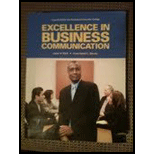 Excellence in Business Communication (Custom)