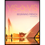 Vis A Vis Beginning French (Looseleaf)