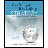 cover of Crafting & Executing Strategy: The Quest for Competitive Advantage: Concepts and Cases (1st edition)