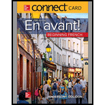 En Avant Beginning French   Connect 3RD 20 Edition, by Bruce Anderson and Annabelle Dolidon - ISBN 9781260267495