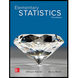 Elementary Statistics Looseleaf 3RD 19 Edition, by William Navidi - ISBN 9781260373523