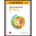 International Business - Connect Access by Charles W.L. Hill - ISBN 9781260390049