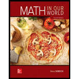 Math in Our World (Looseleaf) - With Access by David Sobecki - ISBN 9781260487466