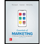 Essentials of Marketing   With Connect Looseleaf 16TH 19 Edition, by William D Perreault Joseph P Cannon and E Jerome McCarthy - ISBN 9781260580549