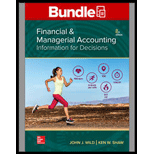 Financial and Managerial Accounting Looseleaf   With Access 8TH 19 Edition, by John J Wild and Ken W Shaw - ISBN 9781260581195