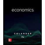 Economics   With Connect Looseleaf 11TH 20 Edition, by David Colander - ISBN 9781260690132