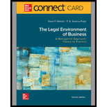 Legal Environment of Business Managerial Approach   Connect Access 4TH 21 Edition, by Sean Melvin and Enrique Guerra Pujol - ISBN 9781264086580