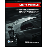 Light Vehicle  Tasksheet Manual For NATEF Proficiency