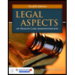 cover of Legal Aspects of Health Care Administration - With Access (12th edition)