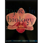 Topics in Biology Looseleaf Custom 13TH 12 Edition, by Starr - ISBN 9781285026350