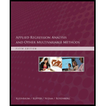Applied Regression Analysis and Other Multivariable Methods 5TH 14 Edition, by David G Kleinbaum - ISBN 9781285051086