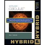 APPLIED CALCULUS,HYBRID EDITION