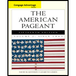 American Pageant   Cengage Advantage Books, Volume 2 Since 1865