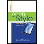 Writing With Style  APA Style Made Easy