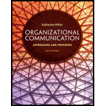 Organizational Communication Approaches and Processes 7TH 15 Edition, by Katherine Miller - ISBN 9781285164205