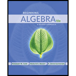 Beginning Algebra Student Solutions Manual