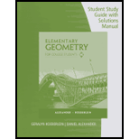 Elementary Geometry  Student Study Guide / Solutions Manual