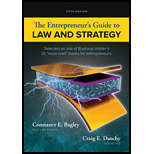 Entrepreneurs Guide to Law and Strategy 5TH 18 Edition, by Constance E Bagley and Craig E Dauchy - ISBN 9781285428499