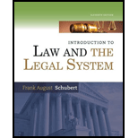 Intro. to Law and Legal System