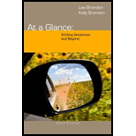 At a Glance Writing Sentences and Beyond Text Only