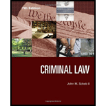 Criminal Law 7TH 15 Edition, by Scheb - ISBN 9781285459035
