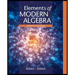 Elements of Modern Algebra by Linda Gilbert - ISBN 9781285463230