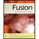 Fusion Integrated Reading and Writing, Book 1 Enhanced Eidtion