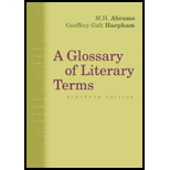 Glossary of Literary Terms by M. H. Abrams - ISBN 9781285465067