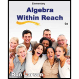 Elementary Algebra - With Webassign -  Ron Larson, Hardback