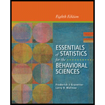 Essentials of Stat. for Behavior Science   With Access