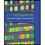 C++ Programming From Problem