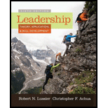 cover of Leadership: Theory, Application and Skill Development (6th edition)