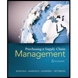 Purchasing and Supply Chain Management by Robert Monczka, Robert B. Handfield and Larry Giunipero - ISBN 9781285869681