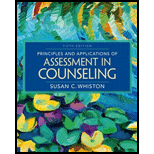 Principles and Application of Assessment in Counseling Hardback 5TH 17 Edition, by Susan C Whiston - ISBN 9781305271487