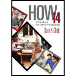 How 14 Handbook for Office Professionals 14TH 17 Edition, by James L Clark and Lyn R Clark - ISBN 9781305586963